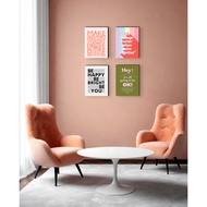 Inspirational Quotes Decorative Frame/ Poster (Wall Art/ Decoration/ Quotes) Ready Stock