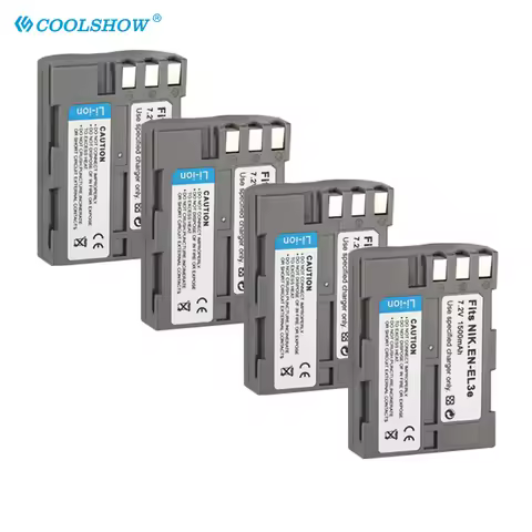 1500mAh Battery / EN-EL3E ENEL3E Batteries For Nikon D300S D300 D100 D200 D700 D70S D80 D90 D50 L50 
