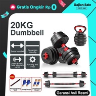 Ready Keep Going Max Dumbbell PVC 20KG / Dumbell Barbell set 20KG protective Dumbbell