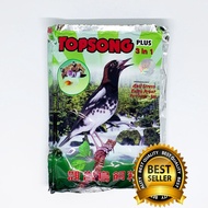 TOPSONG 3 IN 1 TOP SONG COKLAT VOER PAKAN MAKANAN PUR BURUNG ANIS CAK IJO MURAI KACER CENDET TRUCUK 
