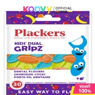 Plackers Flosser Kids Dual Gripz [30 Counts]