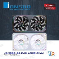 Jonsbo ZA-240 PWM ARGB Cooler Case 240mm - Fan Casing & Radiator 24cm