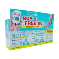 Live-Well Mecomin Mecobalamin 500mcg 180's + 60's Capsules