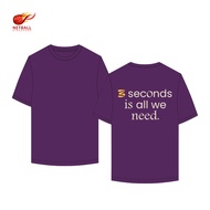Purple 3 Seconds Tee (Cotton)