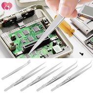 5Pcs Precision Tweezers Set Stainless Steel Tweezers Anti Static Tweezers Curved Tweezers SHOPSKC516