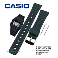 CASIO F91W WATCH STRAP CASIO F-91W/F-91WM F105 WATCH STRAP