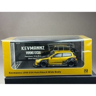 ️Honda Civic EG6 Kevmannz GT Short Wing Mount Scale 1:64 DCM Brand