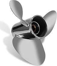 14 x 19 OEM Upgrade Stainless Steel Boat Propeller for Suzuki Engines Outboard 50-140HP, 15 Spline T