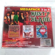 CD Rusty Blade 3discs Boxset. 3in1. Rock Kapak Melayu Balada MALAY HARD ROCK BALLAD