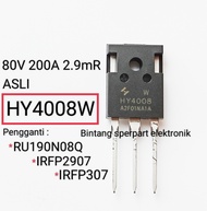 HY4008W ASLI MOSFET HY4008 ORIGINAL TRANSISTOR HY4008 MOSFET N-Channel 200A 80V 2.9mR TO-247 TO-3 MO