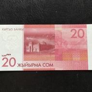 L - 60 Uang Lama Kyrgyzstan 20 Som Tahun 2009