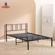 Olympic Ranjang Besi - Divan Rangka Besi - ORB Aiko 120x200 (headboard polos)