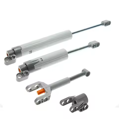 High-tech Linear Actuator Push Rod Dynamic Telescopic Rod MOC Building Block Parts Compatible With L