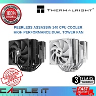 Thermalright Peerless Assassin 140 White/Black CPU Cooler - High Performance Dual Tower Fan