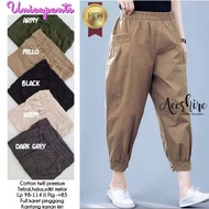 GOCHA PANTS KOREAN STYLE XL, XXL, 3L, 4L, 5L, 6L HARUKA CASUAL PANTS/MERA PANTS HINATA KOREA COTTON 