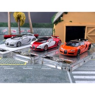 Ready Stock Mortal 1: 64 Bugatti Veyron Veyron Rear Wing Liftable Alloy Car Model