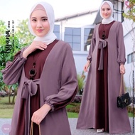 JESSY ACC ISYANA DRESS BC CRINKLE LD 110 CM PB 137 CM ZIPPER DEPAN / BUSUI Gamis Keluaran Terbaru Baju Gamis Wanita Terbaru 2023 Gamis Dress Midi Wanita Simple Gamis Jumbo Gamis Dress Melar Gamis Kondangan Pusat Grosir Pakaian Dewasa Terlaris BEST SELLER