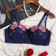PARIFAIRY strapless bra plus size bra cup c half cup bra no foam brassiere 38C 40C 42C 44C 46C 48C-8