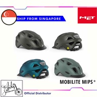 MET Mobilite MIPS Urban Cycling Helmet with integrated LED Light