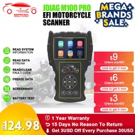 JDiag M100 Motorcycle OBD OBD2 Scanner For KTM/Ducati/Honda/Yamaha/Kawasaki Diagnostic Tool Motorbike ODB2 Scan Code Rea