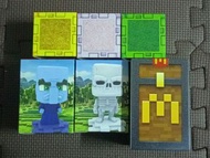 麥當勞 Minecraft 我的世界大電影 開心樂園餐玩具 No.3 喚魔者,No.6 粉紅色方塊+粉紅色綿羊,No.7 骷髏,No.8 黃色方塊+道恩,No.10 青草方塊+羊駝,盲盒 滑嘟嘟