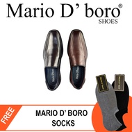 Mario D'Boro Mens Formal Slip On MX 24623 Black/Dark Brown C47