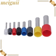 MEIGUII 1200 Pcs Cold Pressed Terminals, 8 Different Size 0.5mm-10mm Wire Ferrule Terminal Kit, Copp