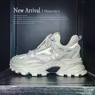 Summer ins Trendy Shoes Breathable All-Match Daddy Shoes Inner Heightening Men's Shoes 10cm8cm6cm Sp
