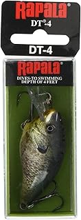 Rapala DT Crankbait DV Toe 2.0 inches (5 cm), 0.3 oz (9 g), DT4 Lure