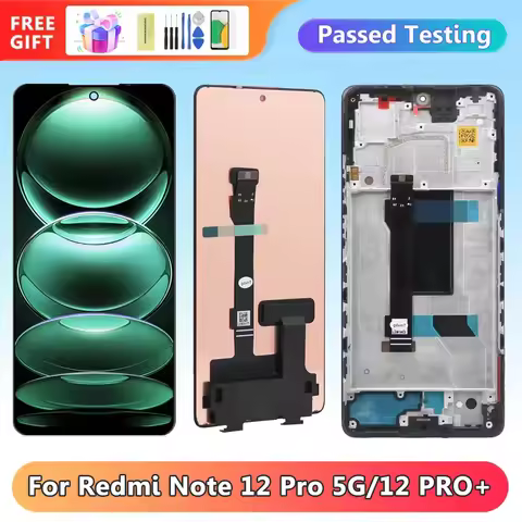 6.67"Screen for Xiaomi Redmi Note 12 Pro 5G 22101316C Lcd Display Touch Screen for Xiaomi Redmi Note