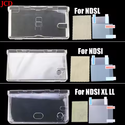 Plastic Clear Crystal Shell Skin Case Cover For Nintend DSL NDS Lite NDSL For DSi NDSi XL LL Console