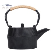 Outdoor Camping Water Pots Iron Tea Potr Cast Iron Teapot Boiling Water Tea Kettle Oolong Tea Teaware Gift