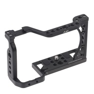 Top Camera Cage Rig Stabilizer for Sony A6500/A6400/A6300/A6000 Cell Cage with Shoe Mount Thread Holes