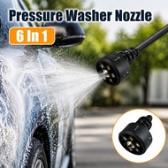 6 In 1 Portable Pressure Washer Nozzle 6in1 Change Over Nozzle High Pressure Washer Nozzle