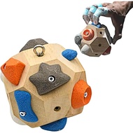Handcrafted Rock Blocks, Enhancing Strength and Precision, 3D Rock Climbing Training Balls, Finger T