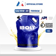 M RACING SAE 10w40 with FREE OIL FILTER SET Racing Semi Synthetic Engine Oil API (4L)