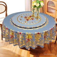 Round Tablecloth Waterproof Oil-Proof Disposable Round Tablecloth Influencer Household Large Round w