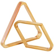 2 Pack Wooden Billiard Ball Racks, Solid Wood 8-Ball Triangle Ball Rack 9-Ball Diamond Rack Set, Tab