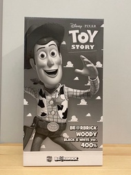 全新 現貨BE@RBRICK WOODY 迪士尼 玩具總動員 TOYSTORY 黑白 胡迪 400%稀有款