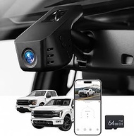 4K Dash Cam Suitable for Ford F150 & F250 2021-2025 XL Limited XLT Lariat Platinum Raptor King Ranch