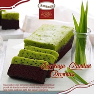 sale!!! brownies amanda + packing kardus - sarikaya pandan amanda