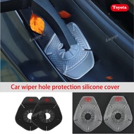 Toyota Car Wiper Cover Wiper Hole Protection Silicone Cover Anti-debris Anti-leaf for Toyota Vios Rush Corolla Big Body Wigo Hiace Commuter Wish Sienta Raize Chr Accessories