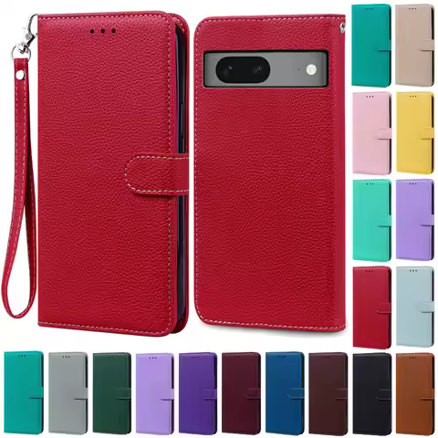 Pixel 7/7Pro/7A Case For Google Pixel 7 Pro Case Wallet Leather Flip Cover For Google Pixel 7A Case 