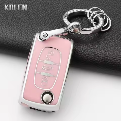 Fashion Car Smart Key Case Cover For Peugeot 107 207 307 308 407 607 3008 5008 Citroen Xsara Picasso