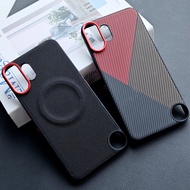 Case For Nothing CMF Phone 2 Pro Case Luxury PU Leather Magnetic Wireless Charging Protect Back Cove