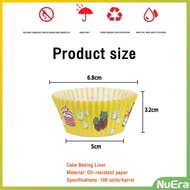 NuEra 100pcs Cupcake Liner Muffin Cupcake Cake Baking Liner Wrapper Paper Cup