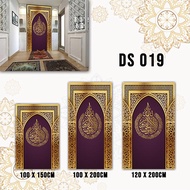 Stiker Dekorasi Musholla / Mihrab  Dekorasi dinding ruang Musholla Rumah Kantor dll / Sticker Vinyl 