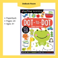 Kids Sticker Activity Book Playtime Learning Dot-to-Dot