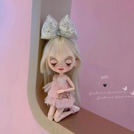 Small Cloth blythe Doll Clothes Pink OB24 azone 19 Joint Body Can Wear