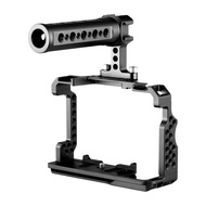 [LIX1] Andoer Aluminum Alloy Camera Cage Kit with Video Rig Top Handle Grip Replacement for Sony A7R
